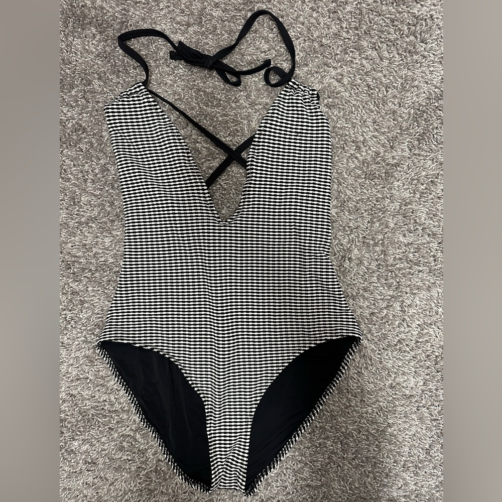 Anthropologie reversible swimsuit